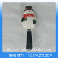 Christmas gift snowman design ceramic butter dish and knife